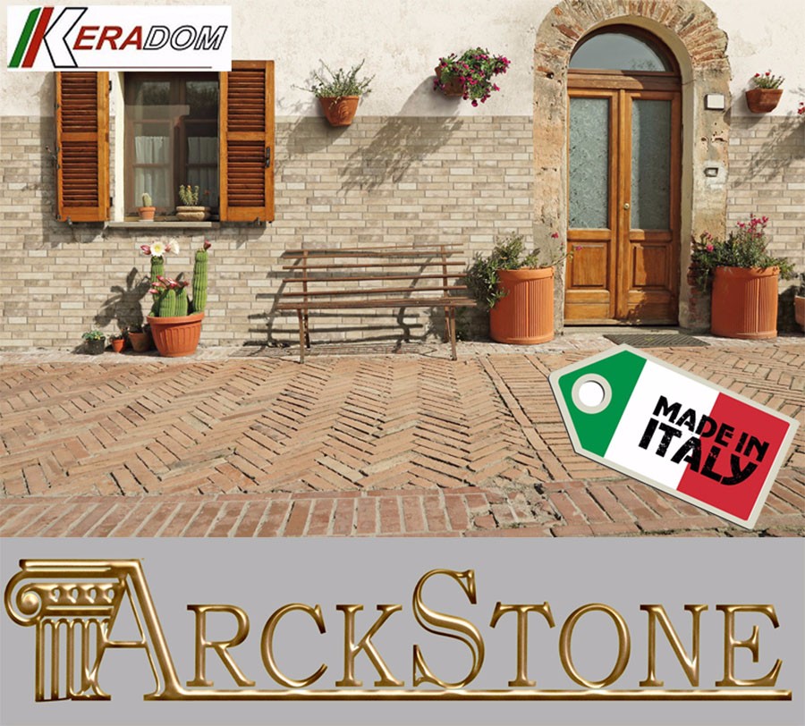 ARCKSTONE Campione in Gres Porcellanato Effetto Pietra Casa Keradom Faeto Almond
