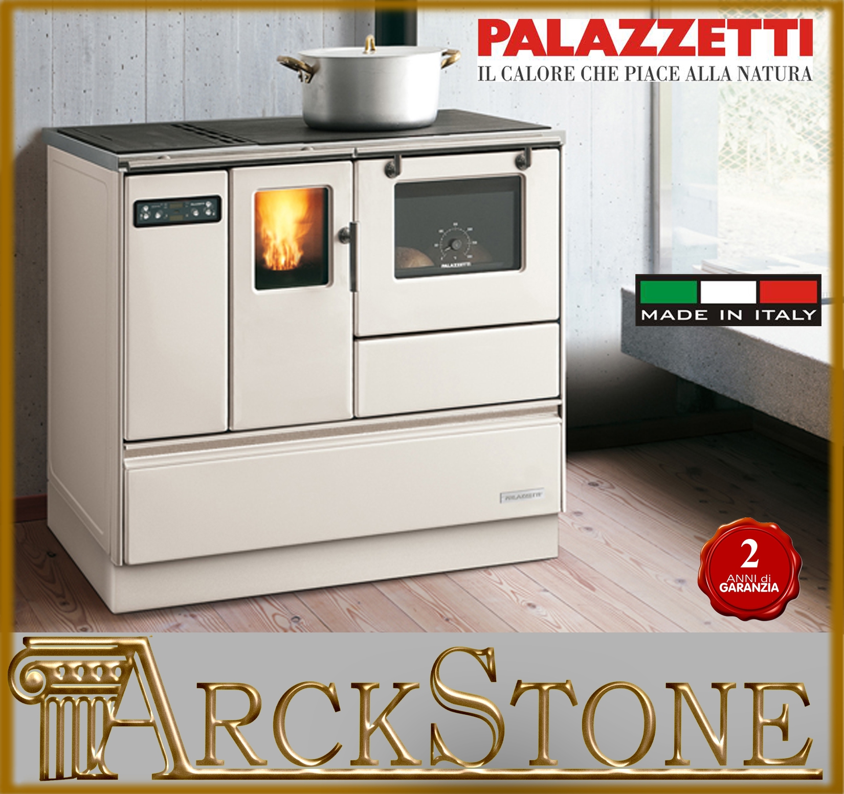 ARCKSTONE Stufa Cucina Pian Forno Pellet Ecofire Palazzetti Ornella ... ARCKSTONE Stufa Cucina Pian Forno Pellet Ecofire Palazzetti Ornella ...